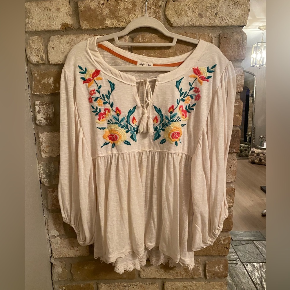 Embroidered Top